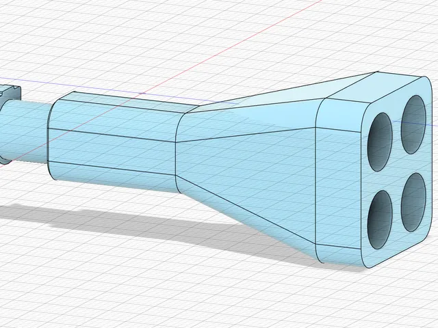 Quad(4) ECAS04 Filament Hub for Orbiter v2.5 OSS