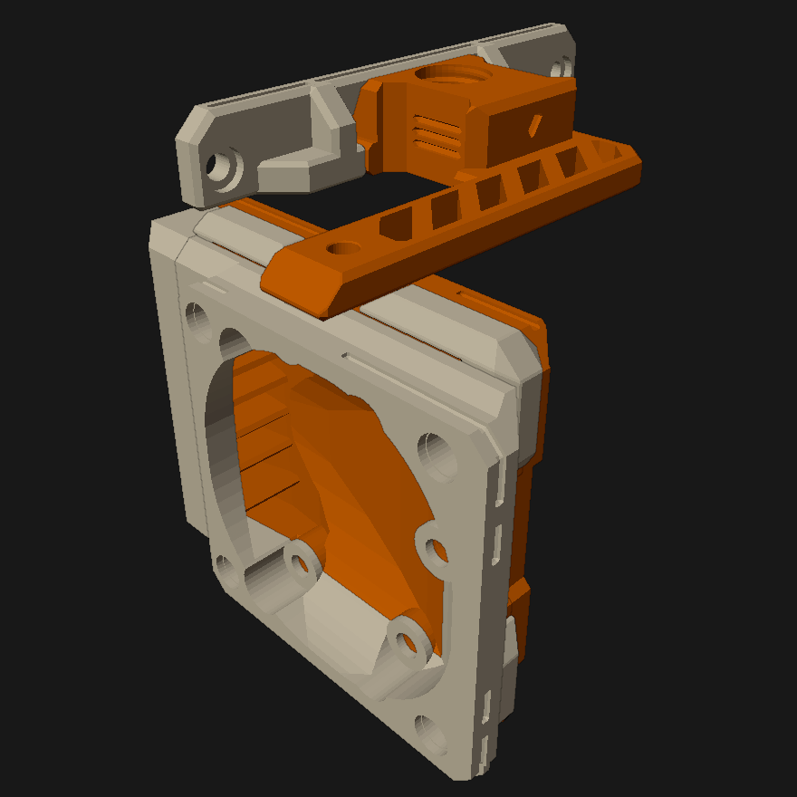 SV06 Plus - 40mm fan adapter & PC4-M10 attachment