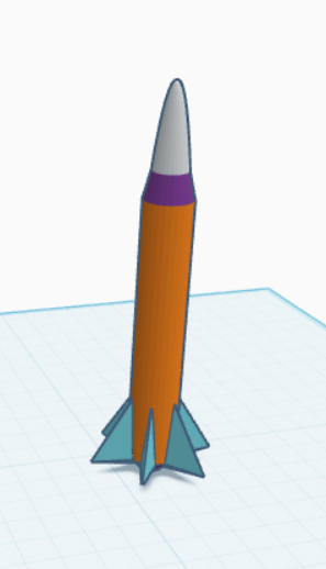 razzo decorativo 3D model
