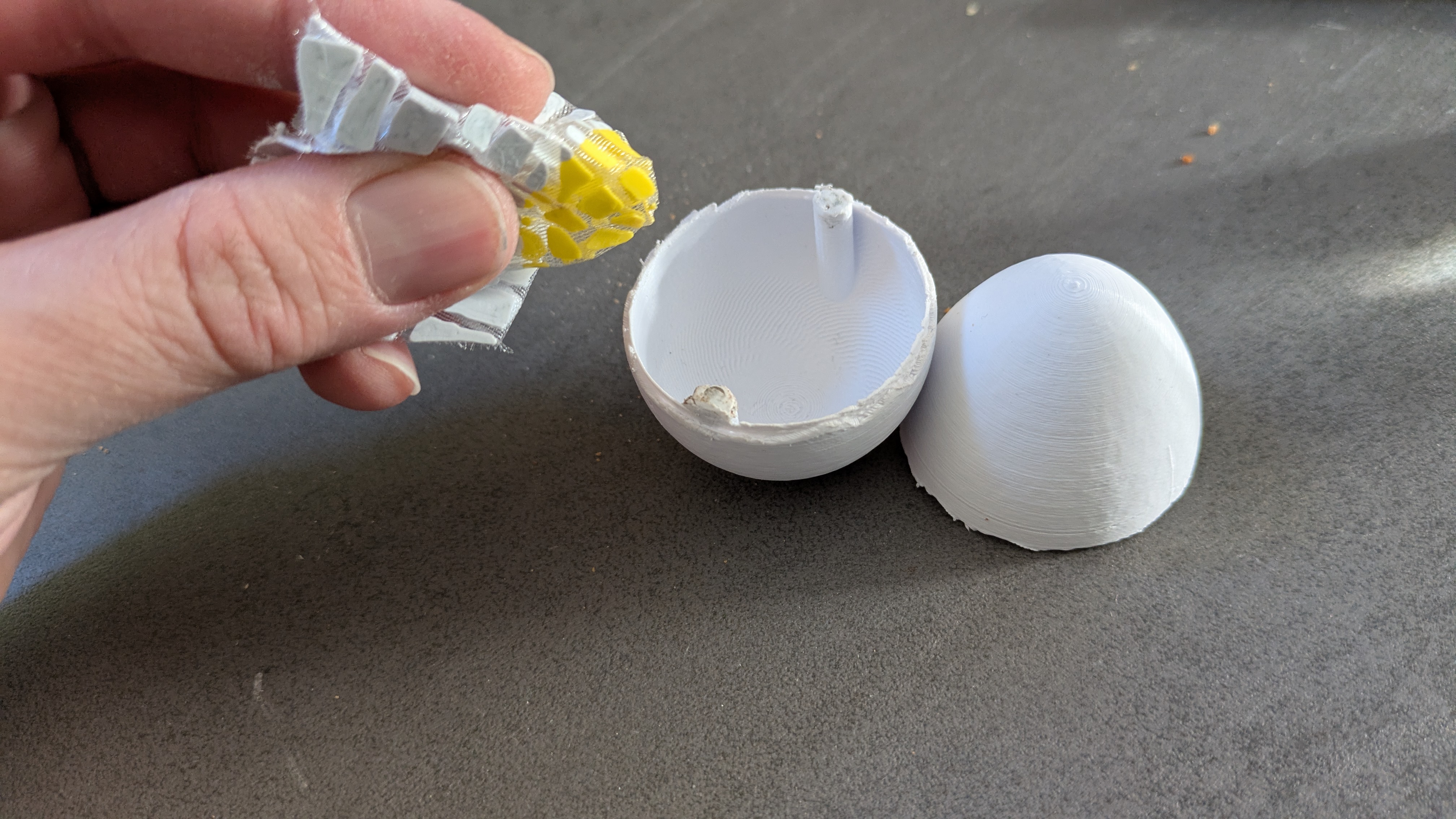 Miniatura 2 do modelo 3D Fried Egg easter coaster