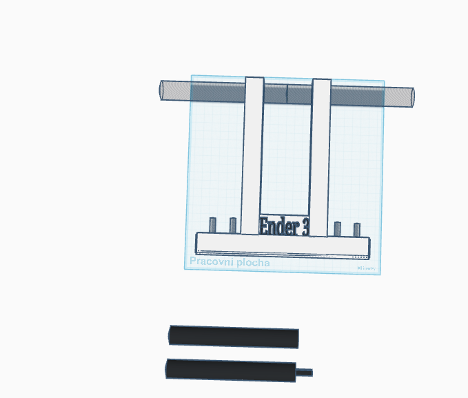 drzak filamentu na Ender 3