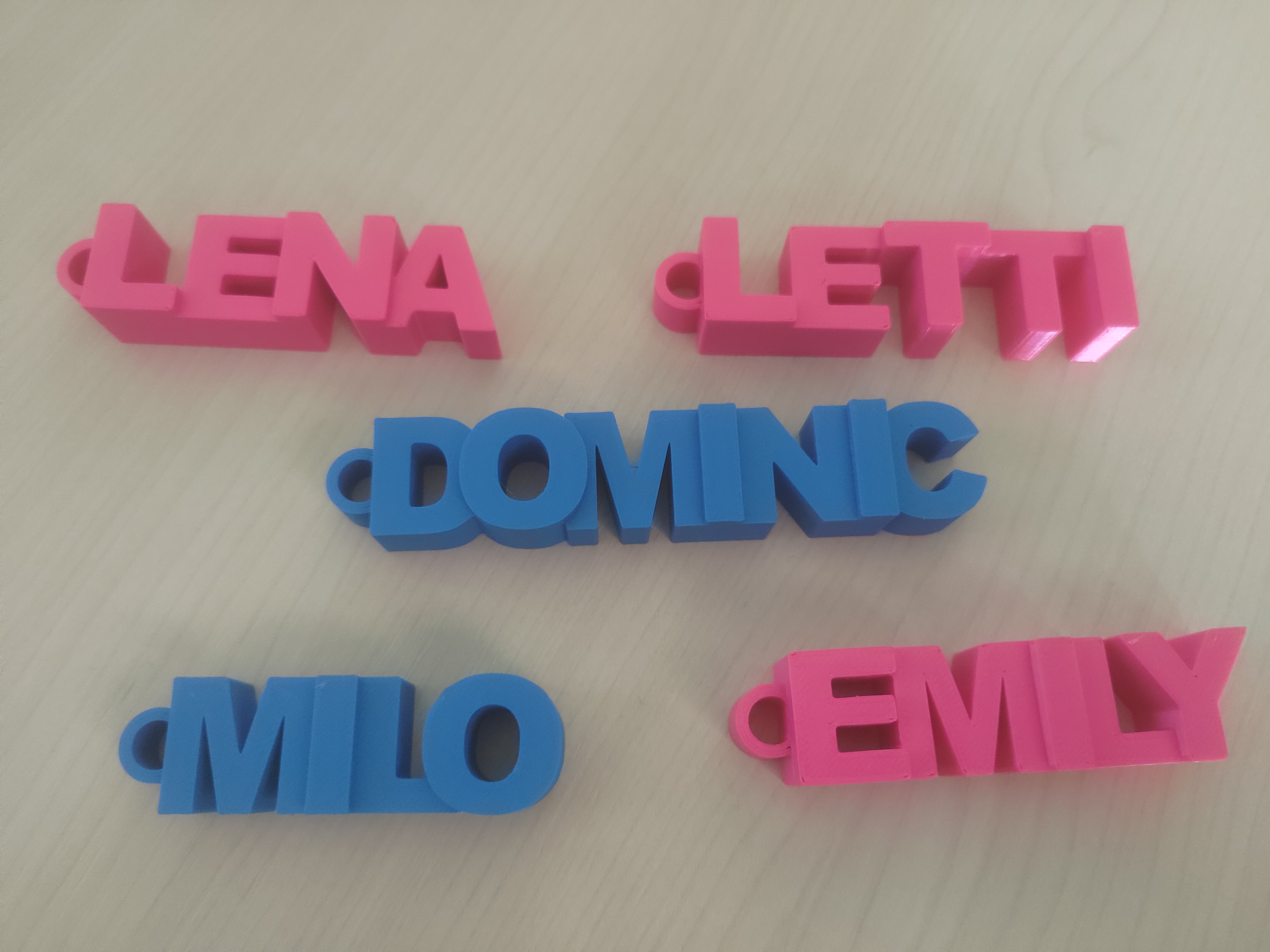 Name Key Chains