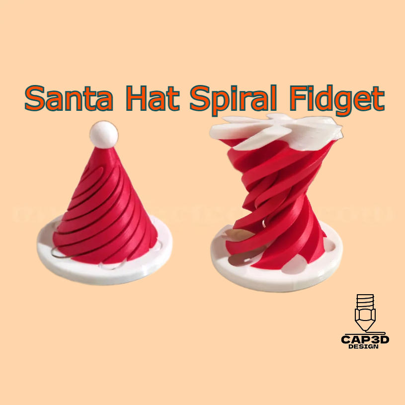 Santa Hat Spiral Fidget