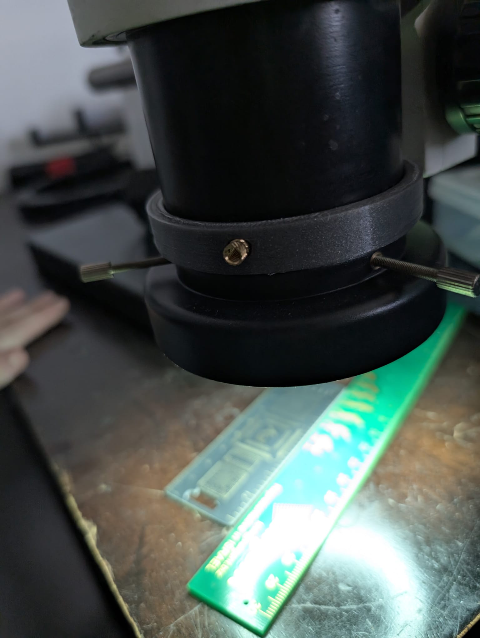 Miniatura 2 do modelo 3D Customizable microscope ring light adaptor