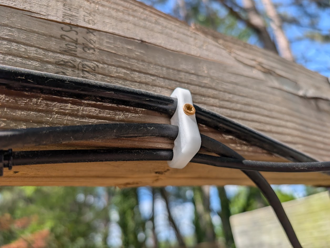 Pergola Utility Clip – Lights, Mister & Irrigation Line Holder