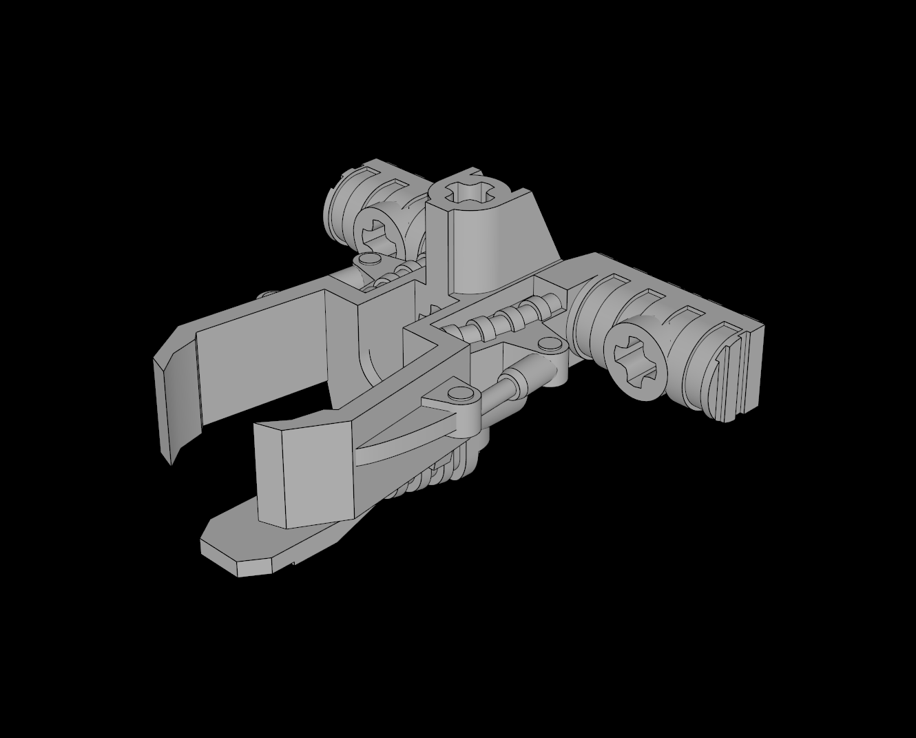 Lego Compatible (54271.dat) Construction Weapon Ball Shooter