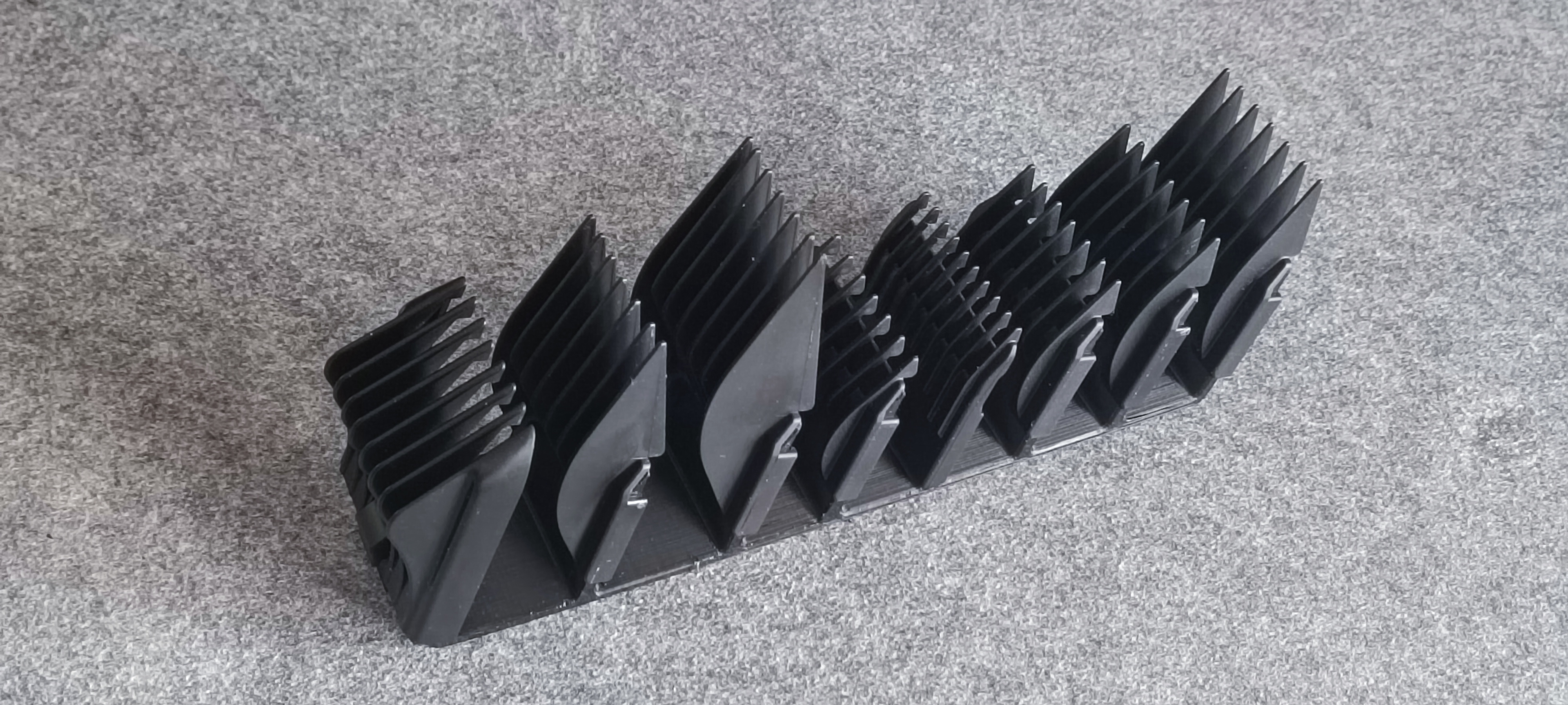 Wahl clipper/trimmer guard organizer for Moser 1170 1230 1233 1234 1400 1853 1854 1855 1870 1871 1872 1873 1881 1884