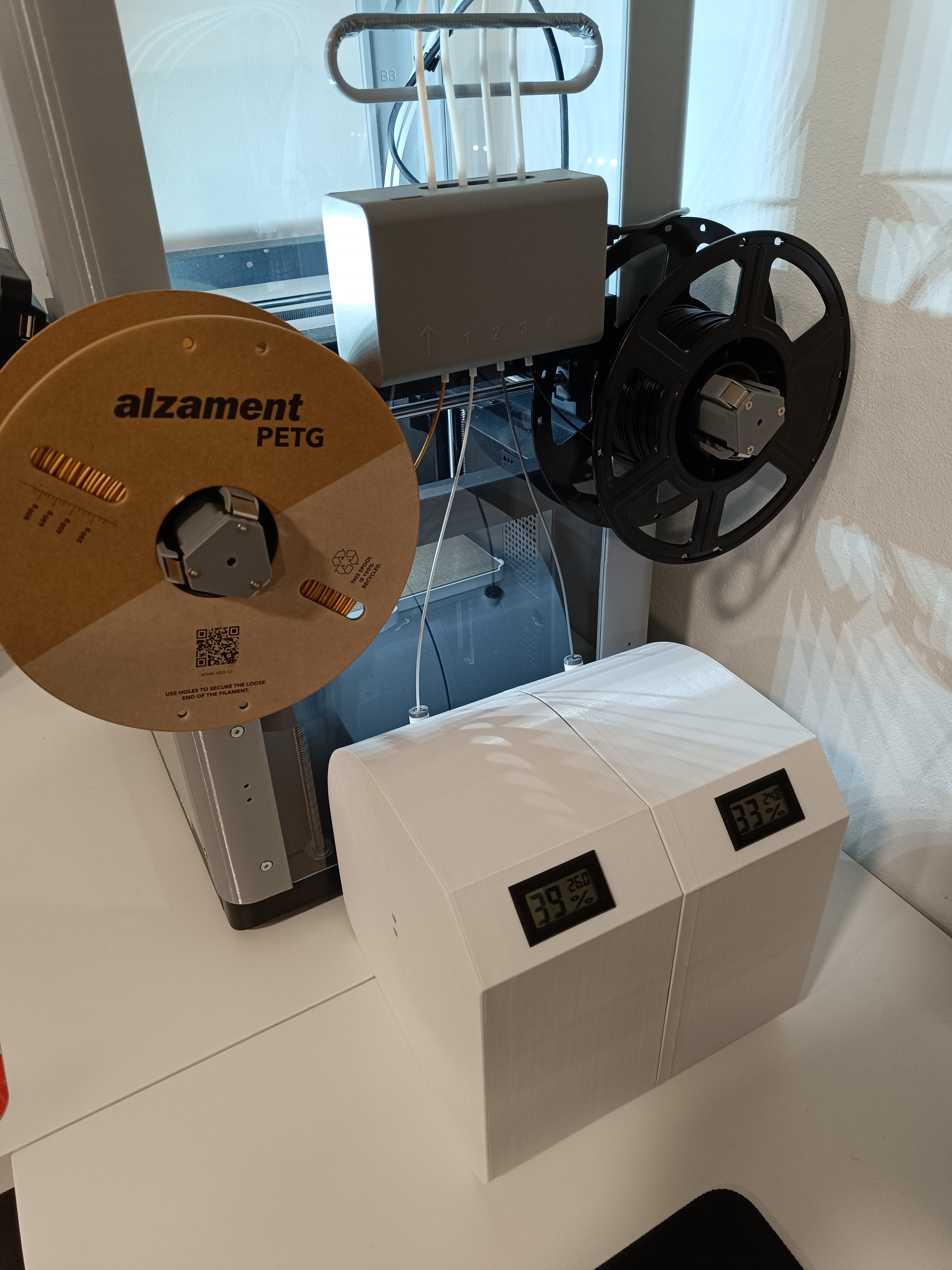 AD5X Filament Dry box ( Silica gel ) hygrometer