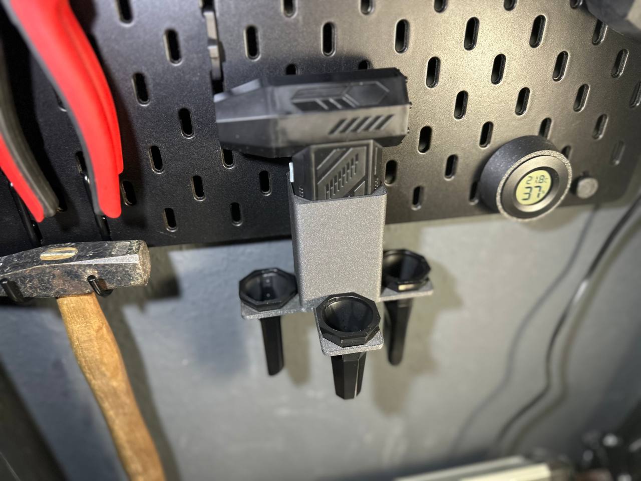 SKÅDIS Cordless Air Duster + Nozzle Adapter Holder