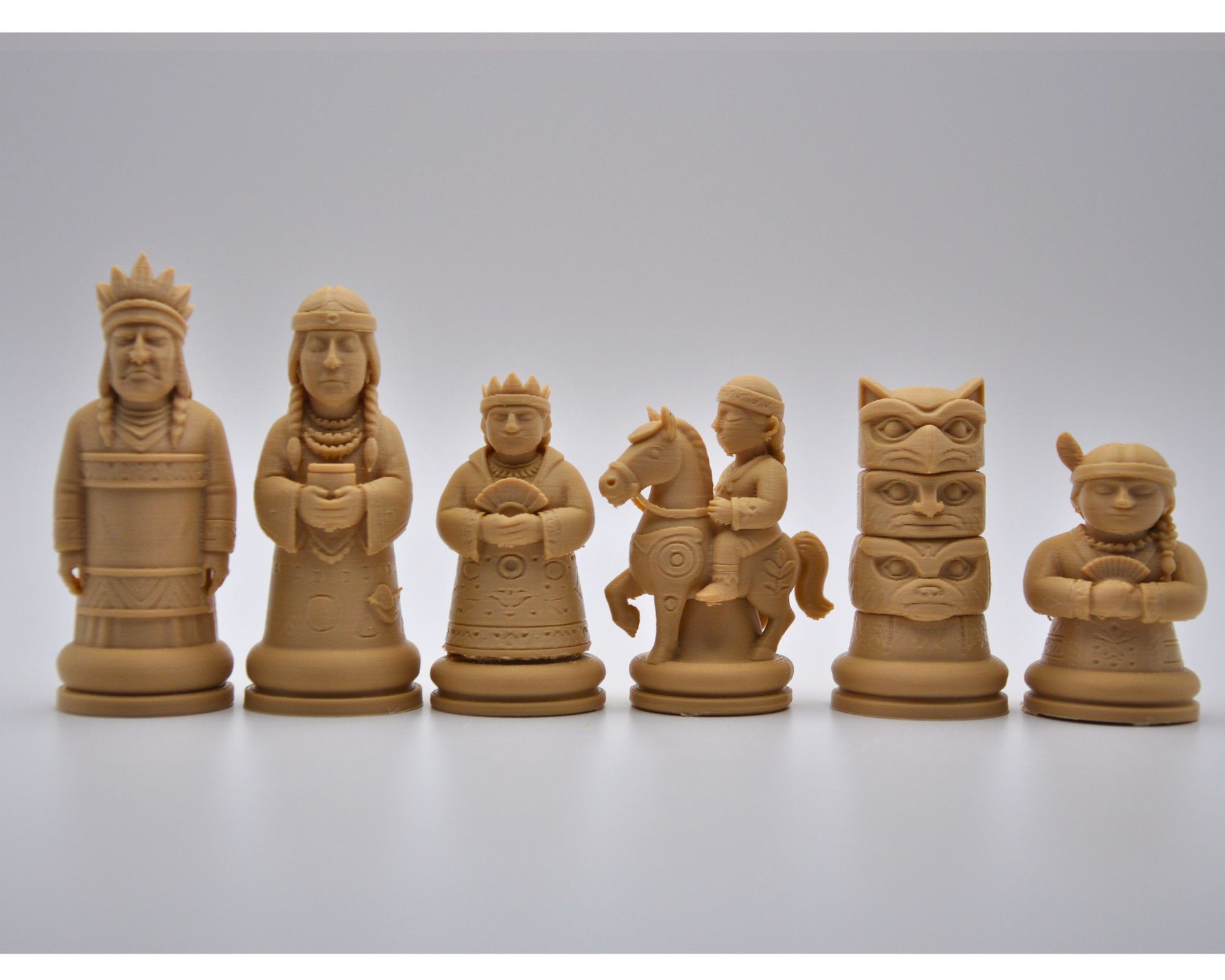Indians Chess Set