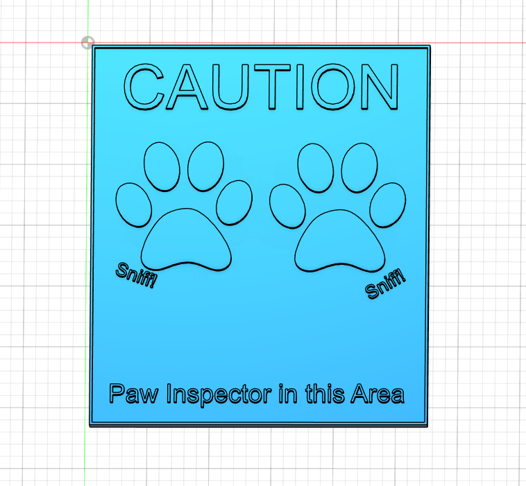 Caution Paw inspector