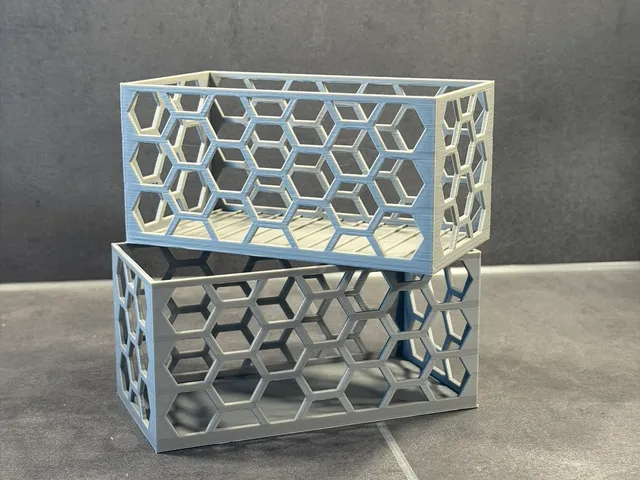 Teebeutel-Sortierer / Hexagon Box /Honeycomb-Design