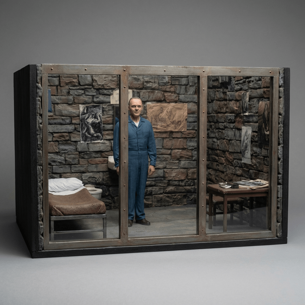 Silence of the Lambs - Hannibal Lecter Cell Scene - 1991