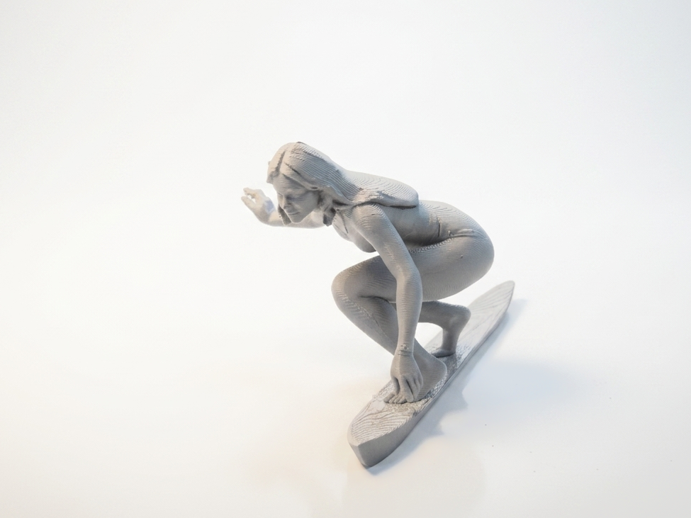 Surfer Girl Figurine Female Sports 3D Printable