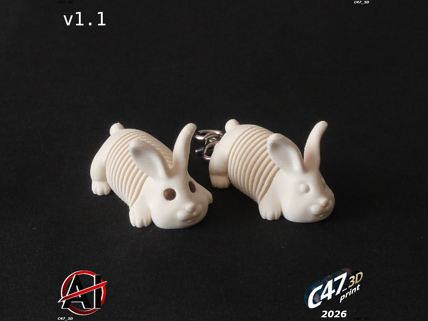 Miniatura 2 do modelo 3D Springy Bunny