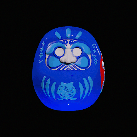 CACTUS JACK X FRAGMENT DARUMA DOLL by Unreal Visionz | Download