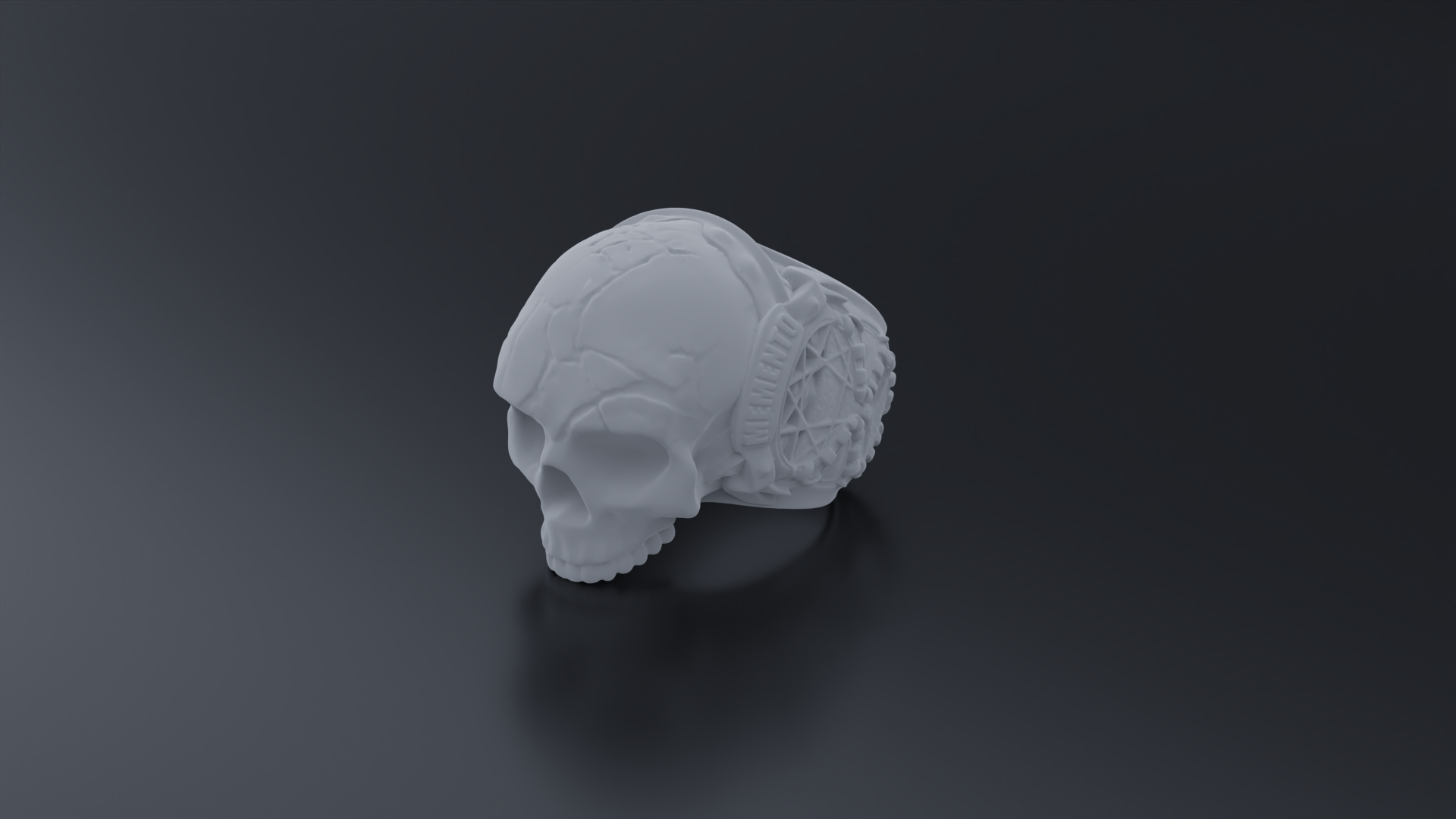 Decorative Skull Ring