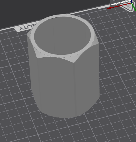 Nut pen holder