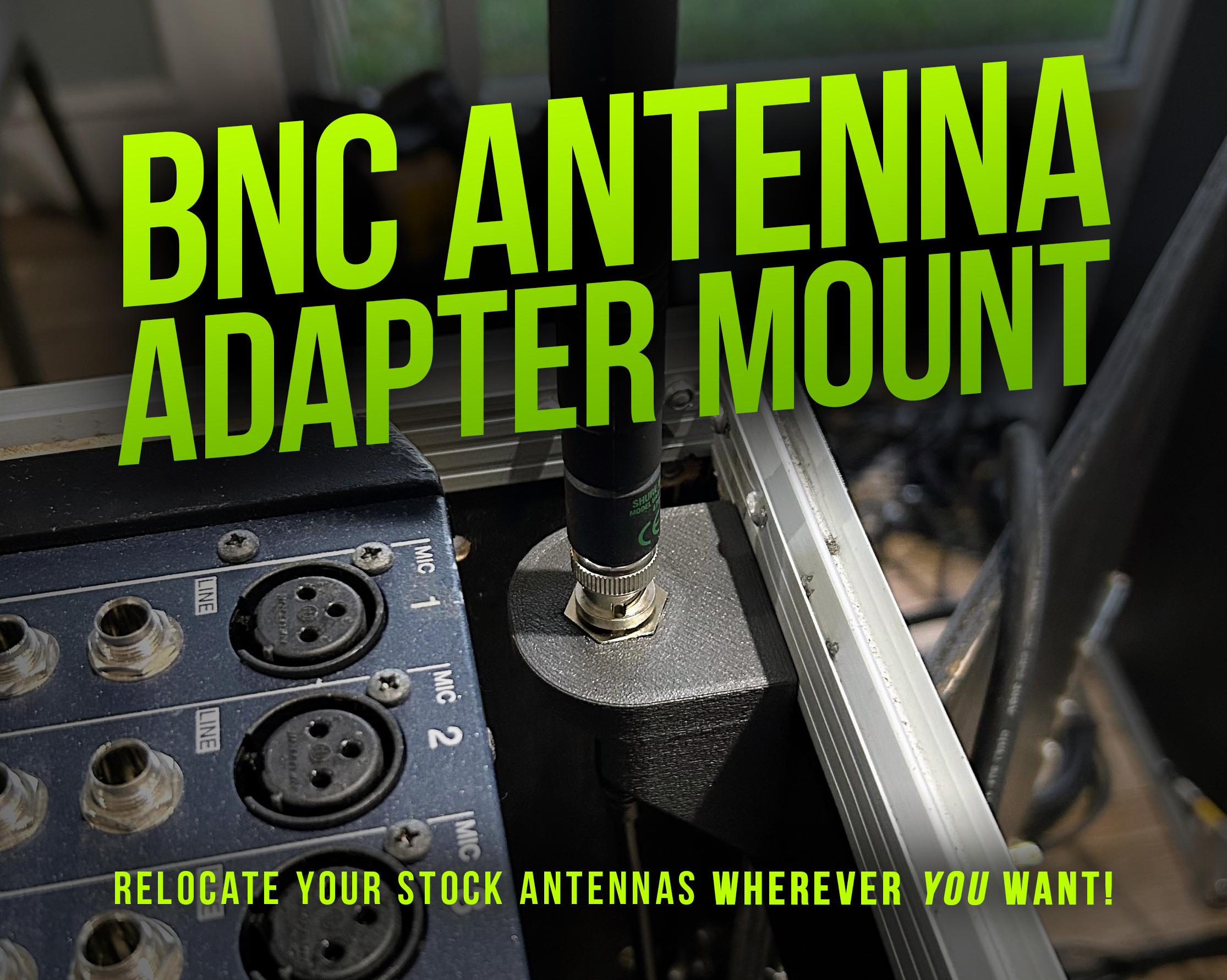 BNC Antenna Adapter Mount