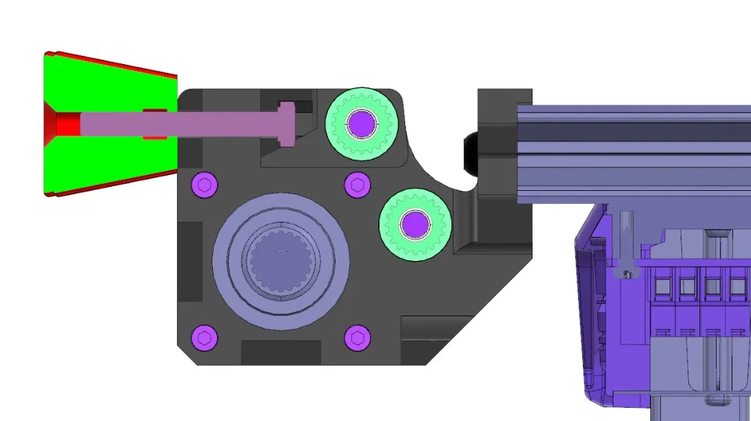 Neptune 3 Pro Y Axis AWD Stepper Mount by crashingtardis