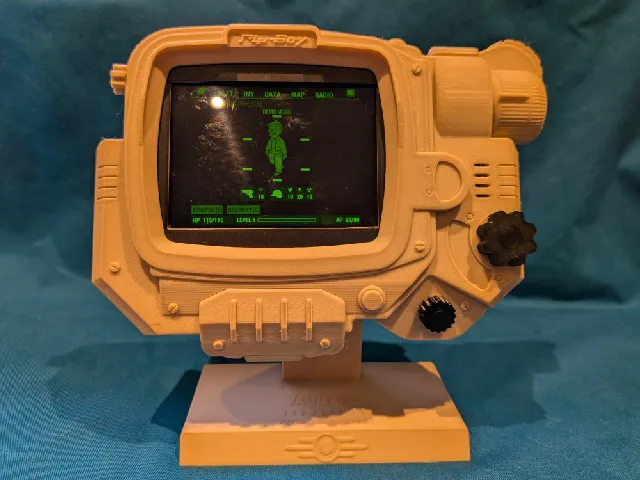 Fallout Pip-boy Mk IV Style Phone holder with Stand