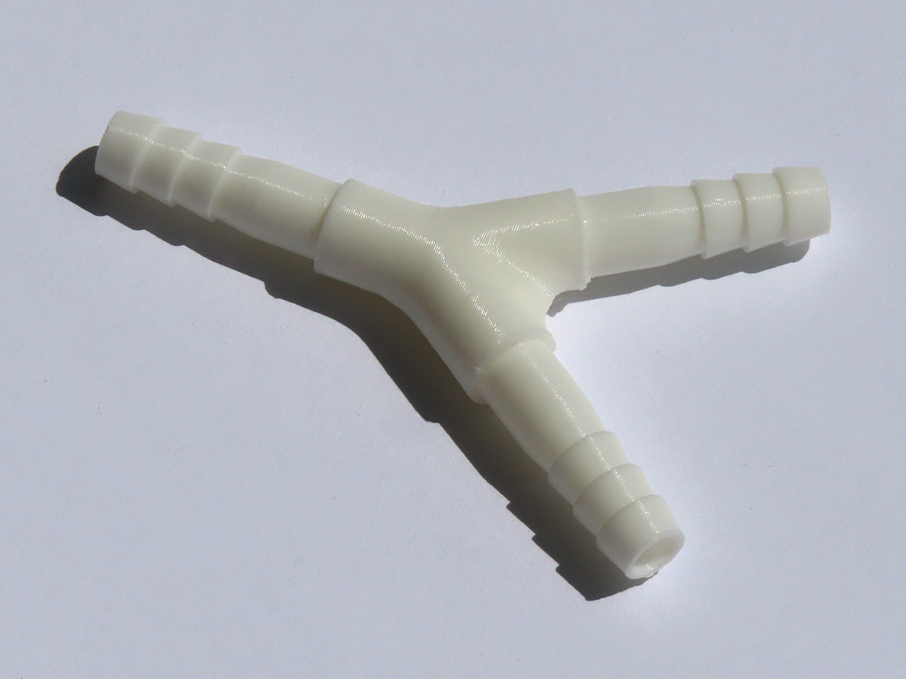 1/4" Hose Barb Fitting - "Wye" / "Y"