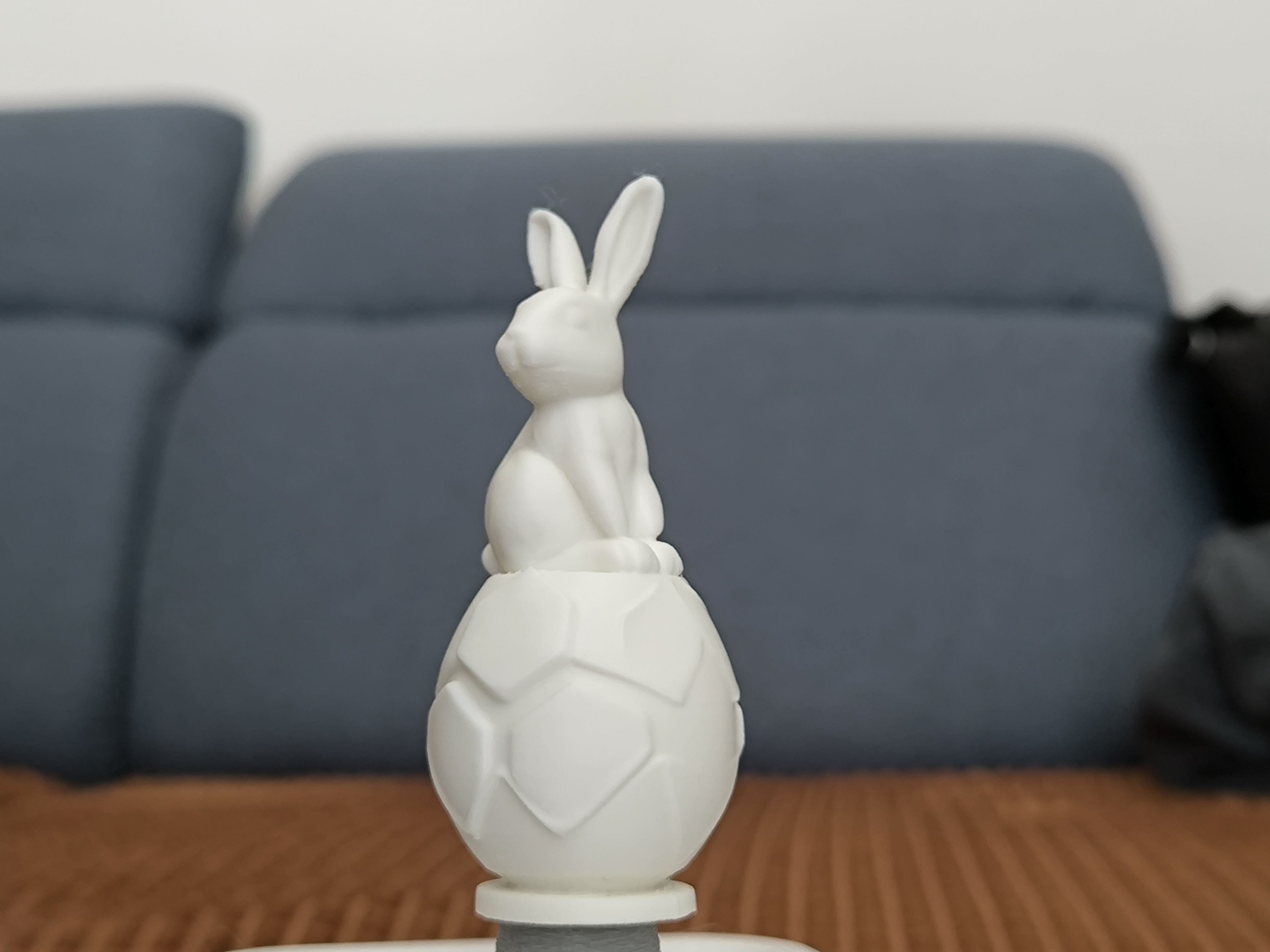Easter Bunny on the Egg