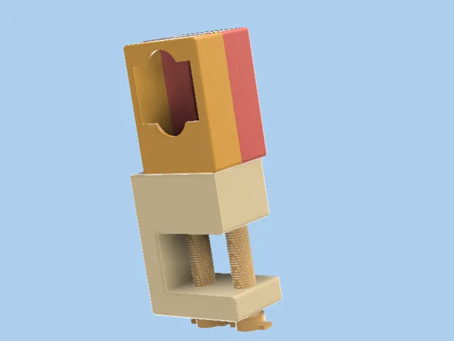 Camera enclosure with clamps