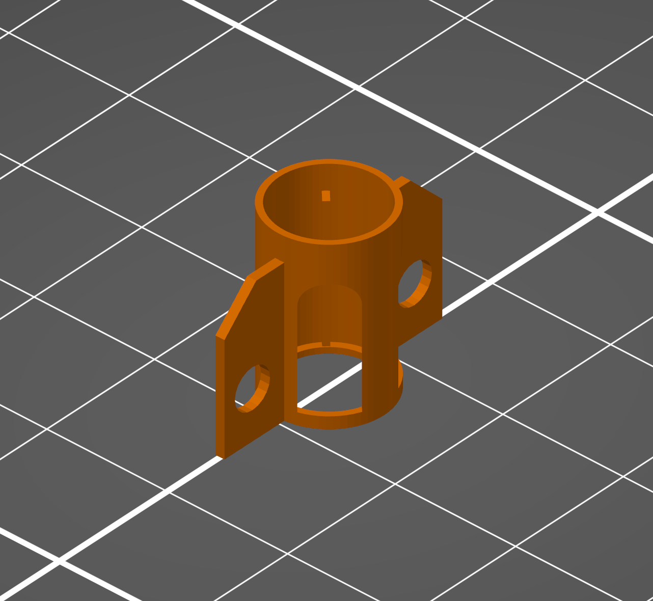 Pizza Box Plane Motor Mount