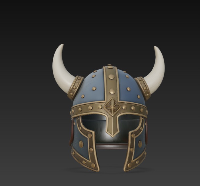 Miniatura 3 do modelo 3D viking helmet