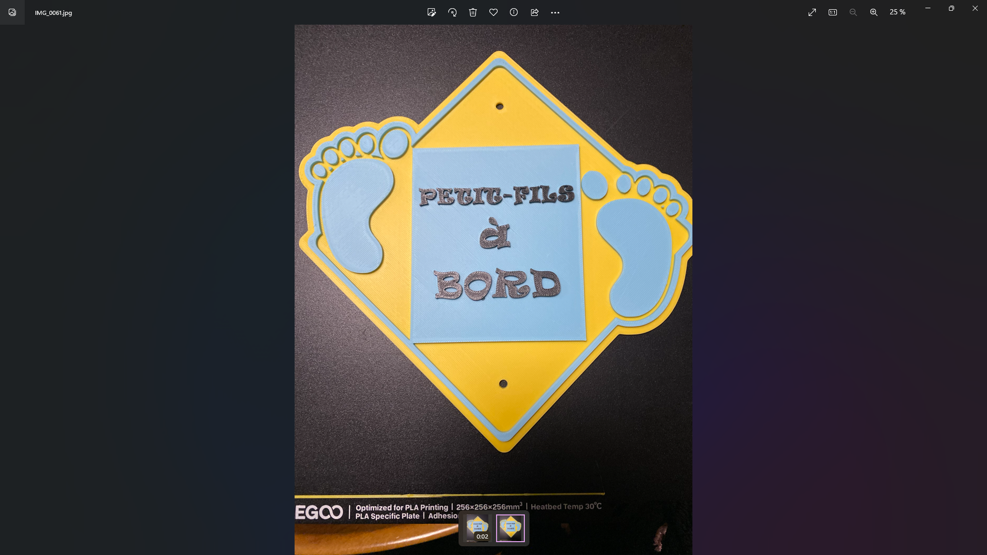 Petit fils à bord