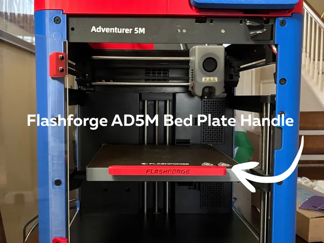 FlashForge AD5M Bed Plate Handle