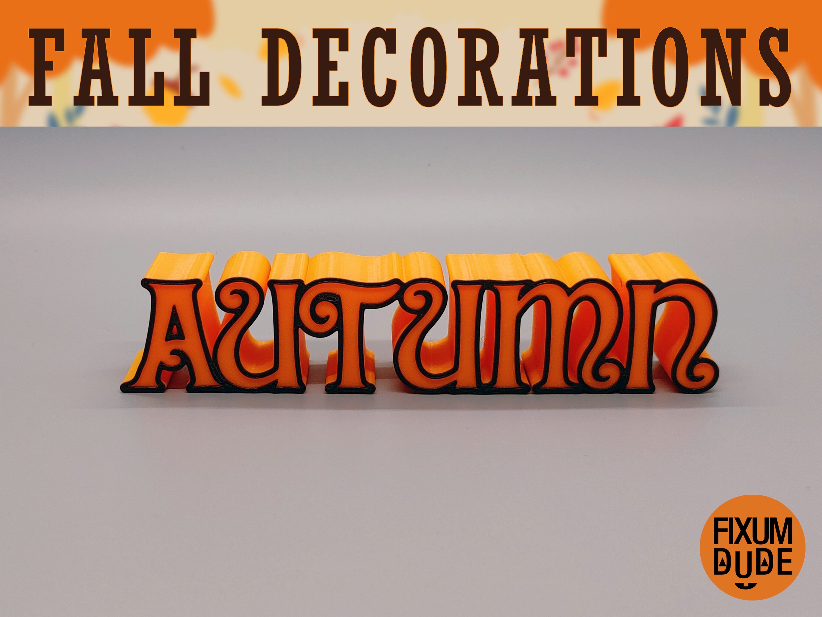 Miniatura 8 do modelo 3D Simple Fall Table Decorations