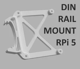 Raspberry Pi Slim DIN Rail Mount