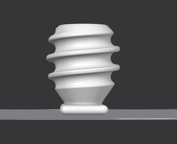 el Diablo 80mm diameter - Anal Butt Plug Extreme Screw with hole