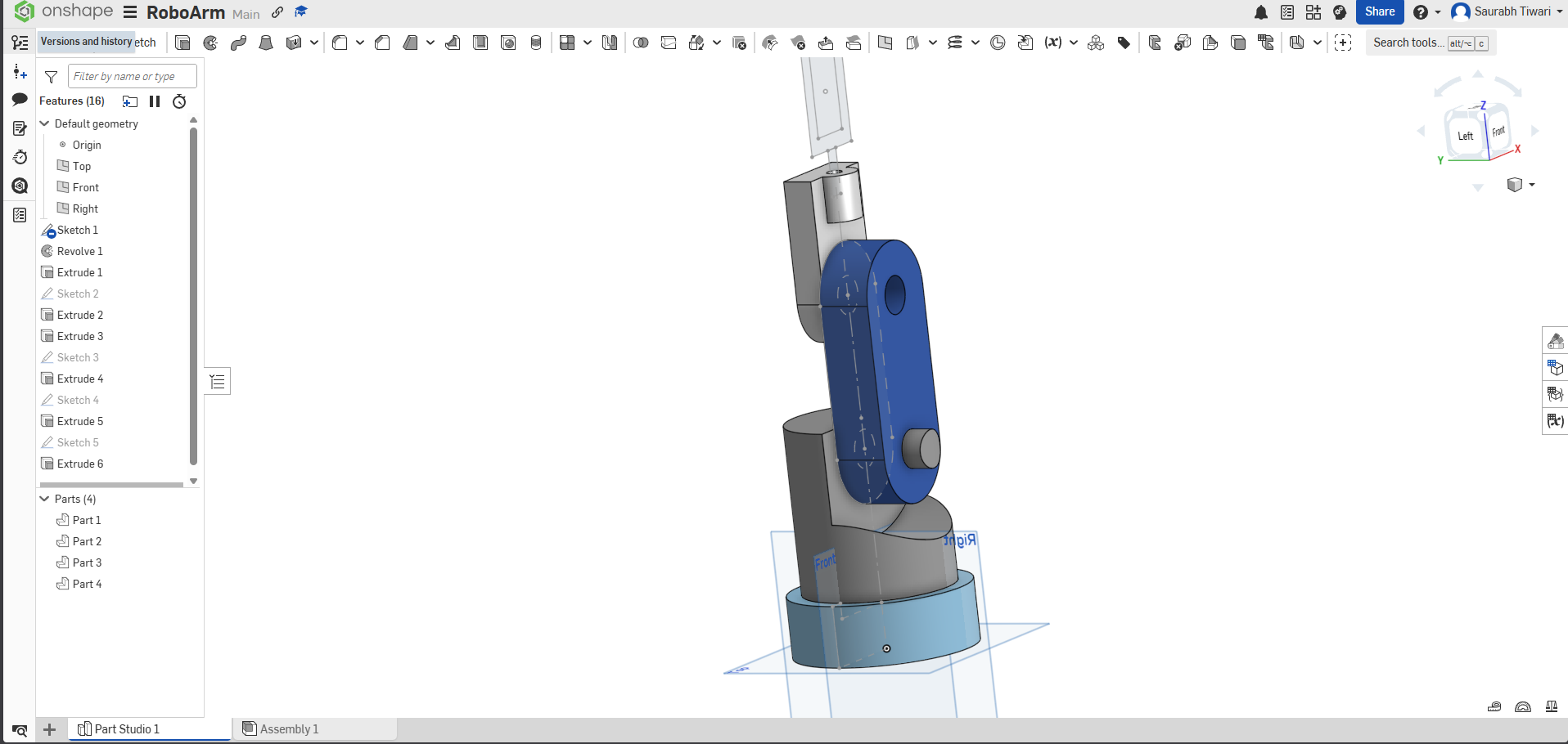 Miniatura 3 do modelo 3D RoboArm