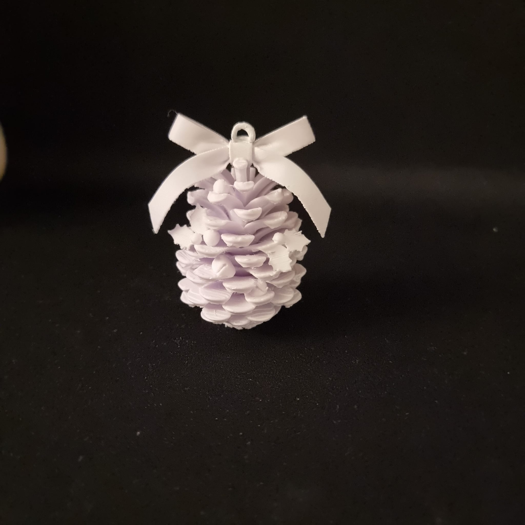 Pinecone christmas tree ornament