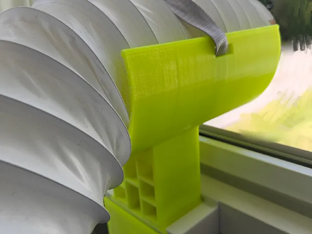 Modular Portable Ac Exhaust Hose Holder with Storage Drawer