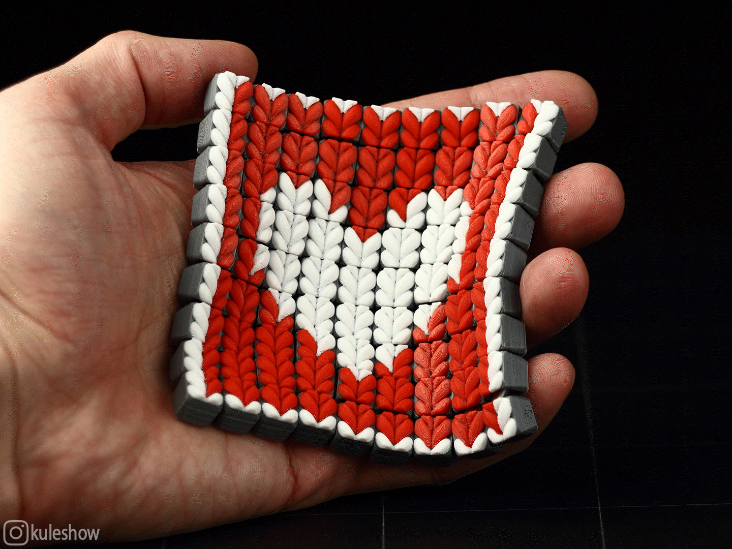 Knitted Flexible Fabric Patch 9x9 — miniatura 2