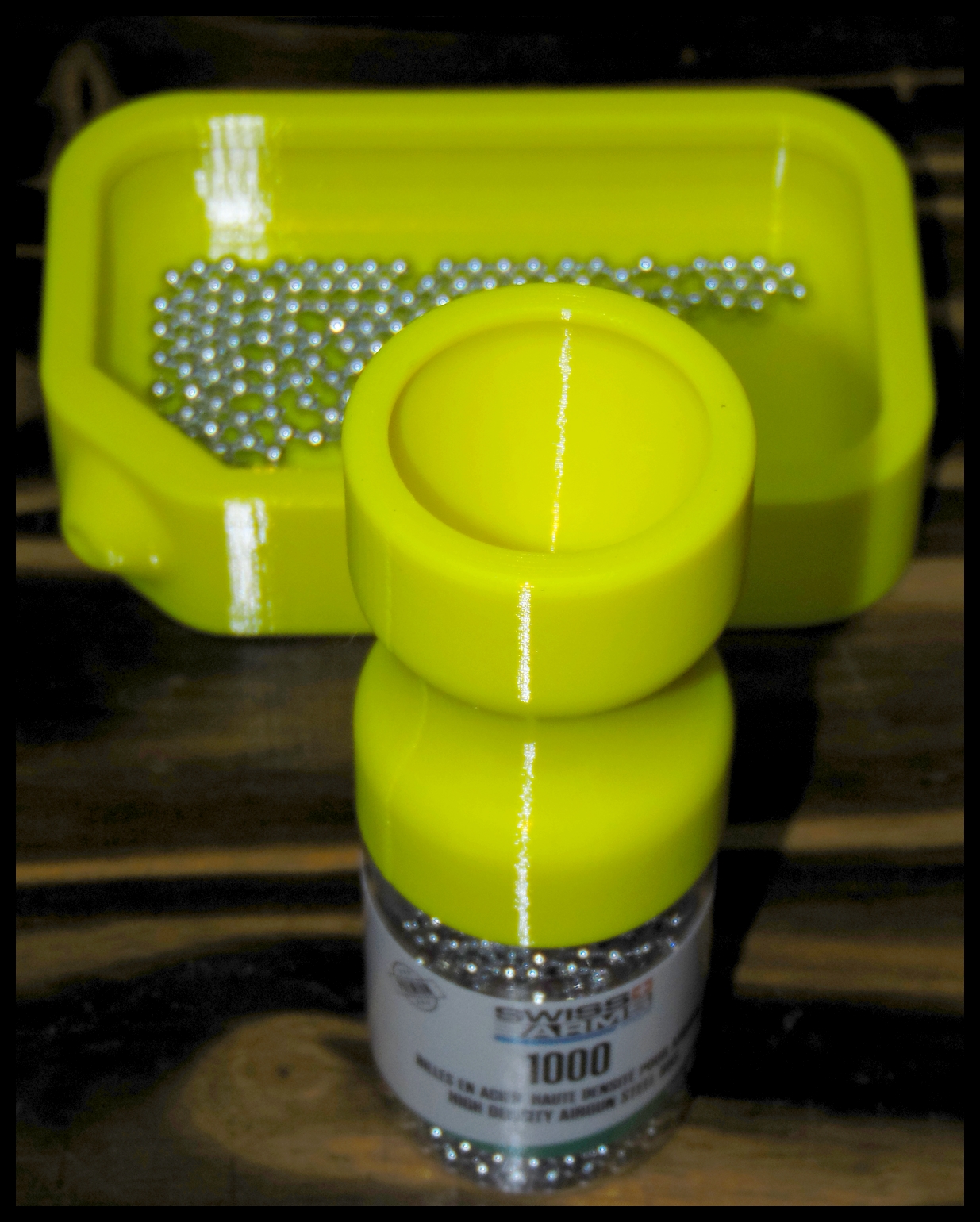 Funnel for 1000-ball bottle, 4.5 mm, v1+v2.
