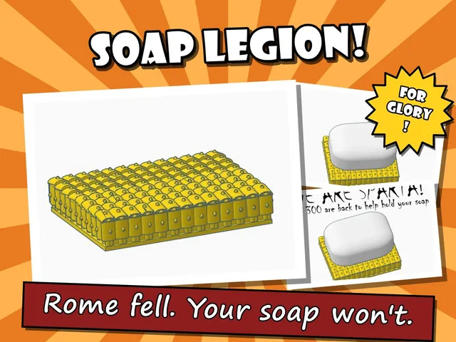 Roman Phalanx Soap Dish