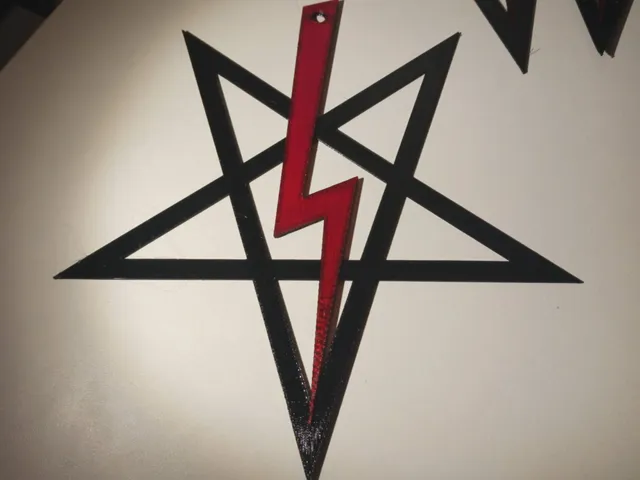 LaVey's Pentagram - Updated/Paintable (Demonic/Devilish/Satanic/Evil Stuff)