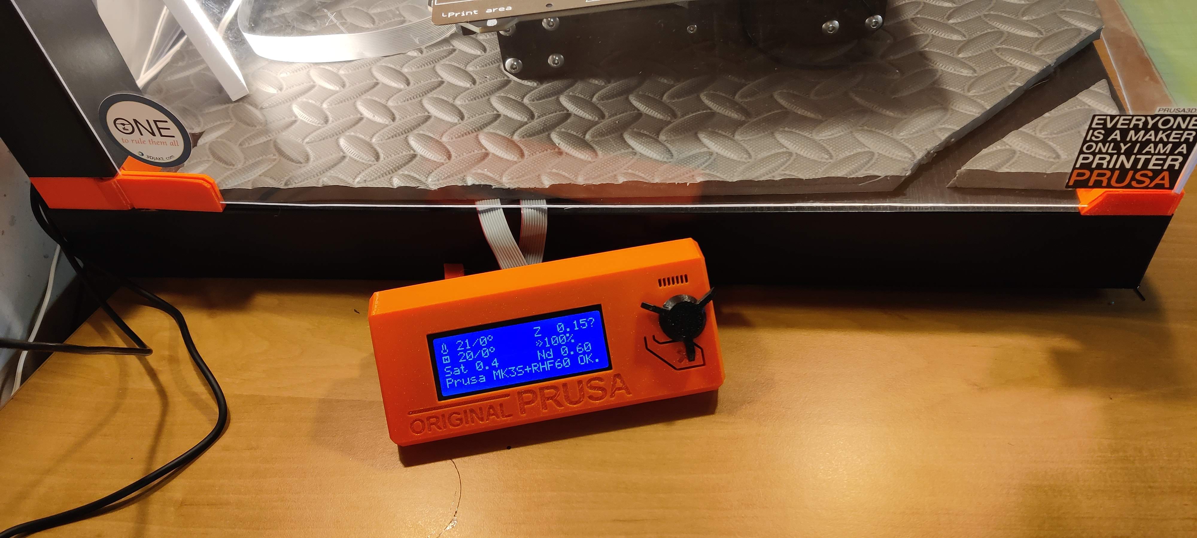 Angled external LCD mount for Mk3s — miniatura 2
