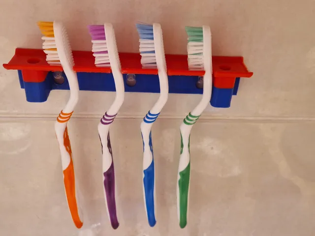 support brosse a dents + brossettes