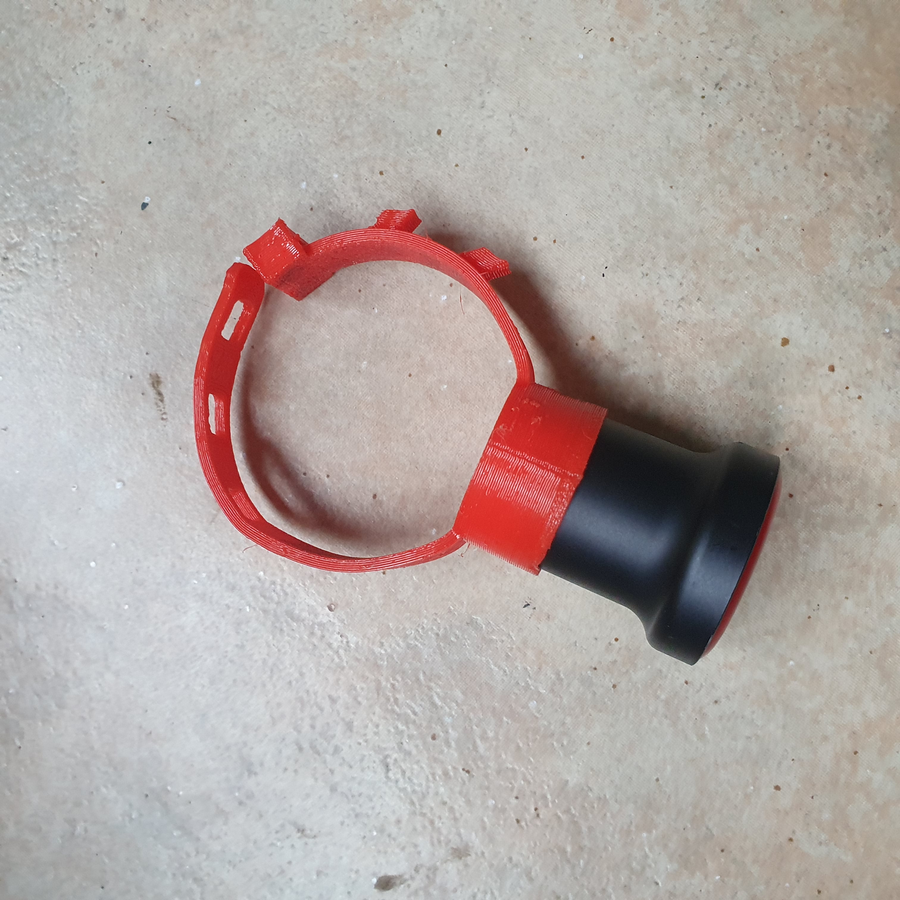 Miniatura 5 do modelo 3D Seatpost Strap Light Socket Mount