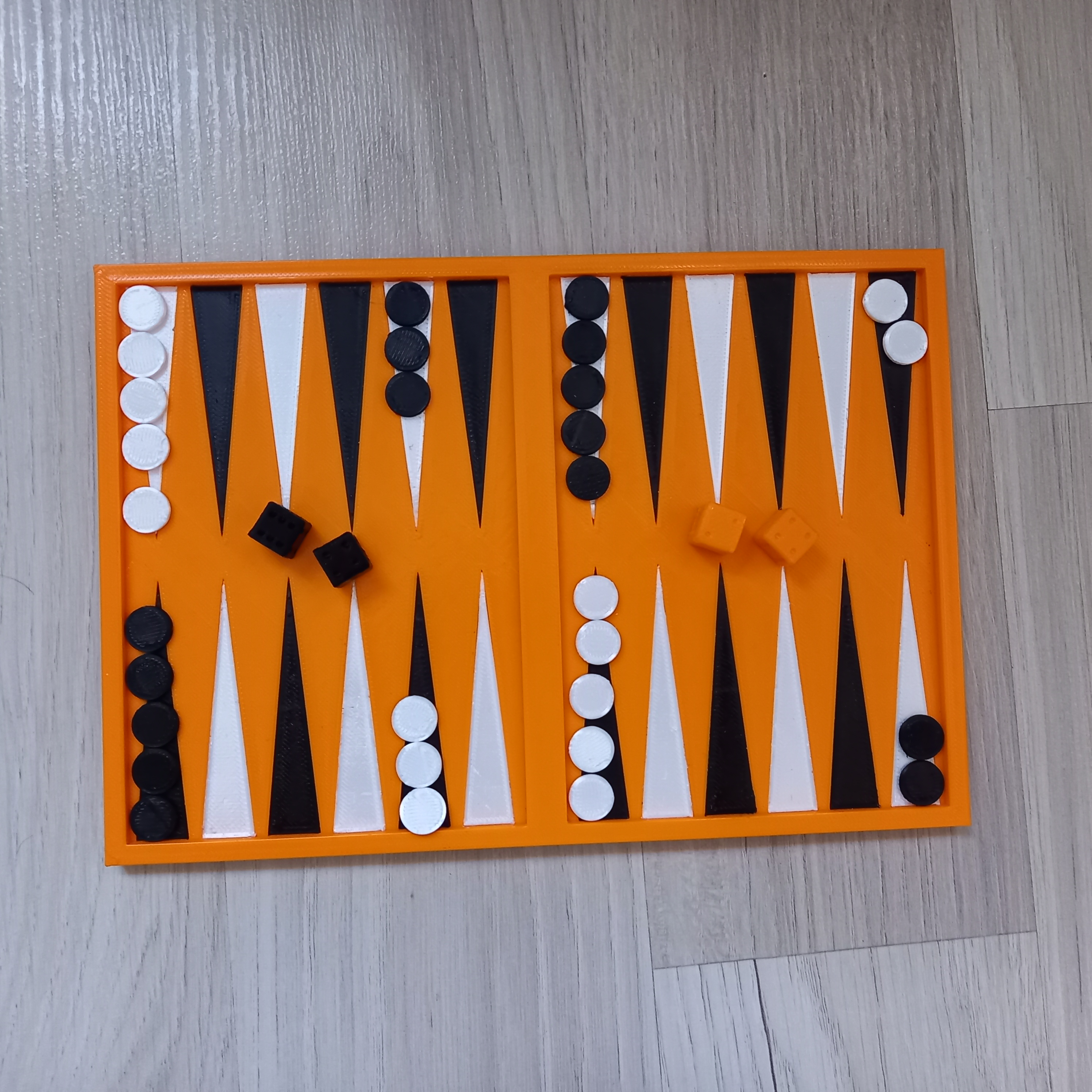 Miniatura 3 do modelo 3D Backgammon complete set