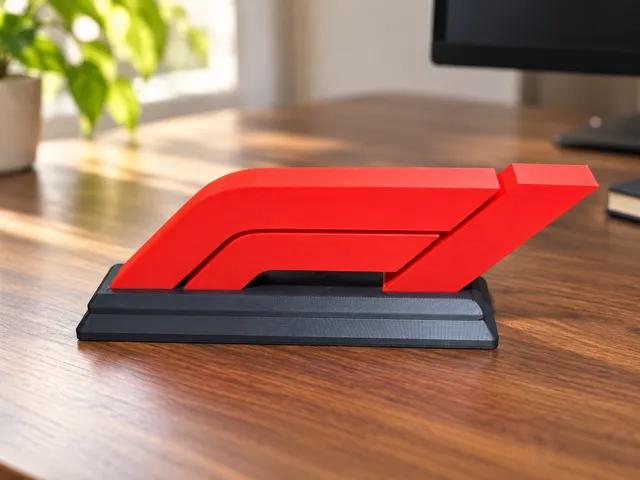 F1 Formula 1 Logo with Stand