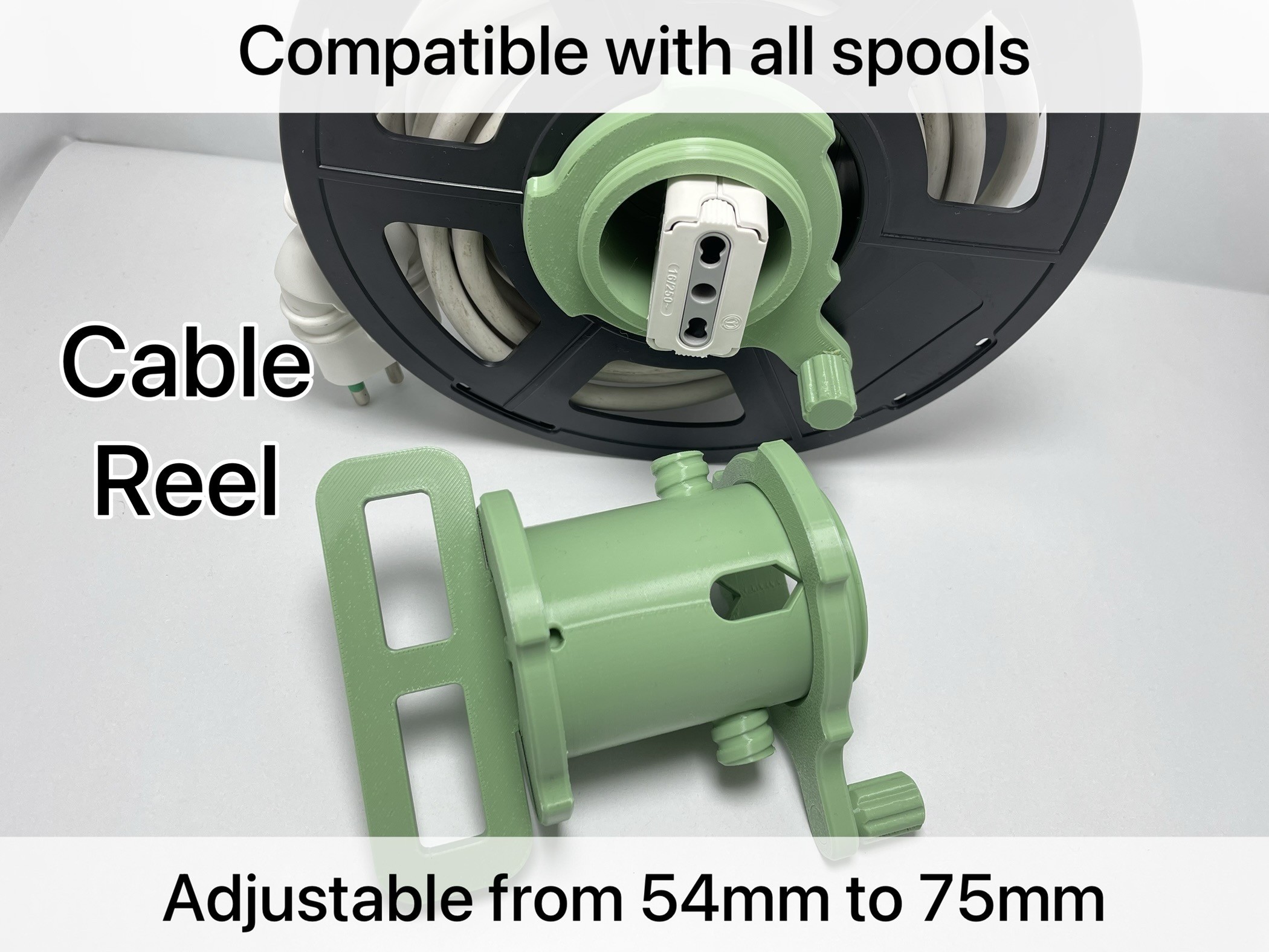 Cable Reel (Adjustable from 54mm to 75mm)