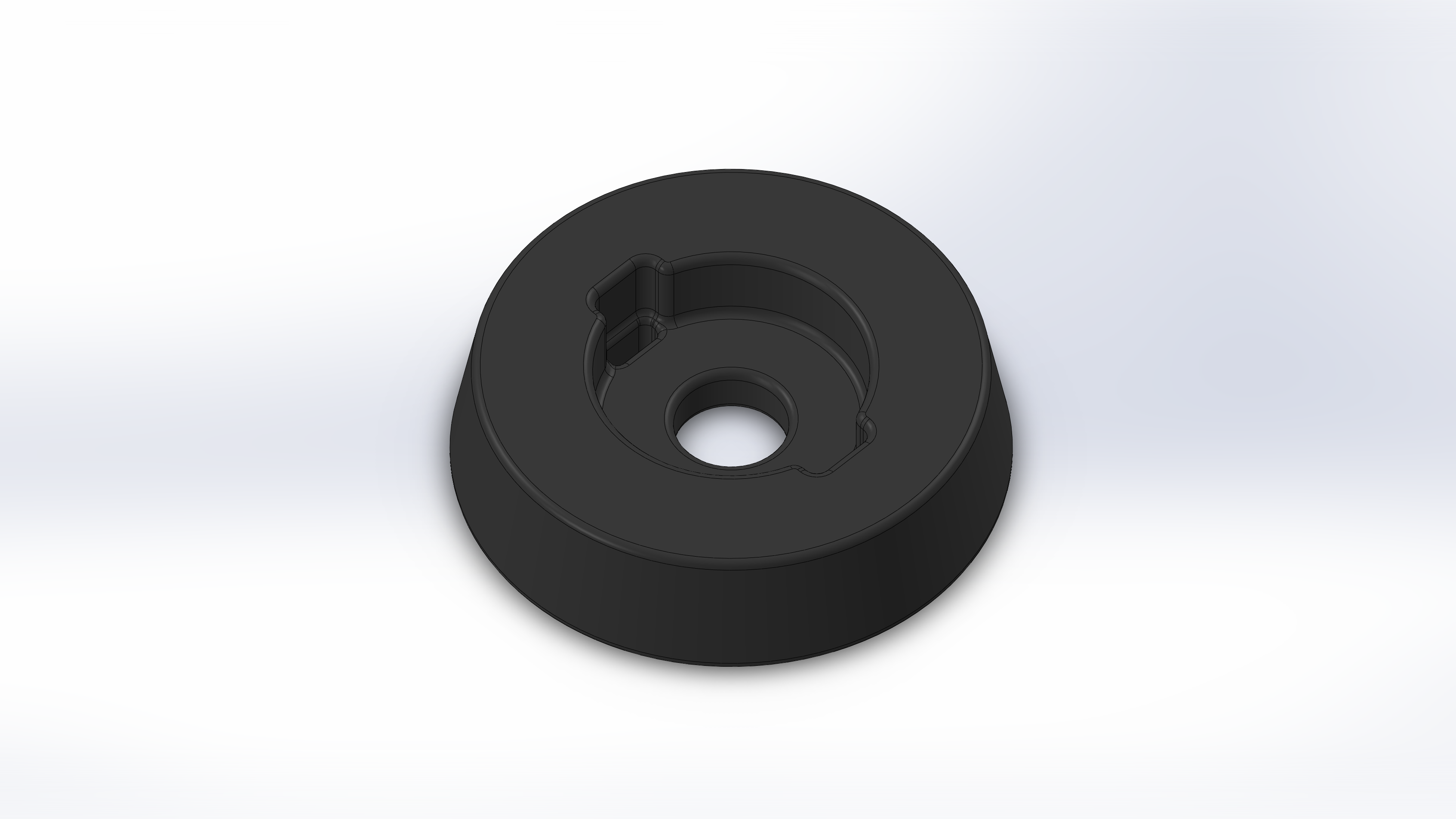 Continental 100 Typewriter Carrying Case Feet 3D model