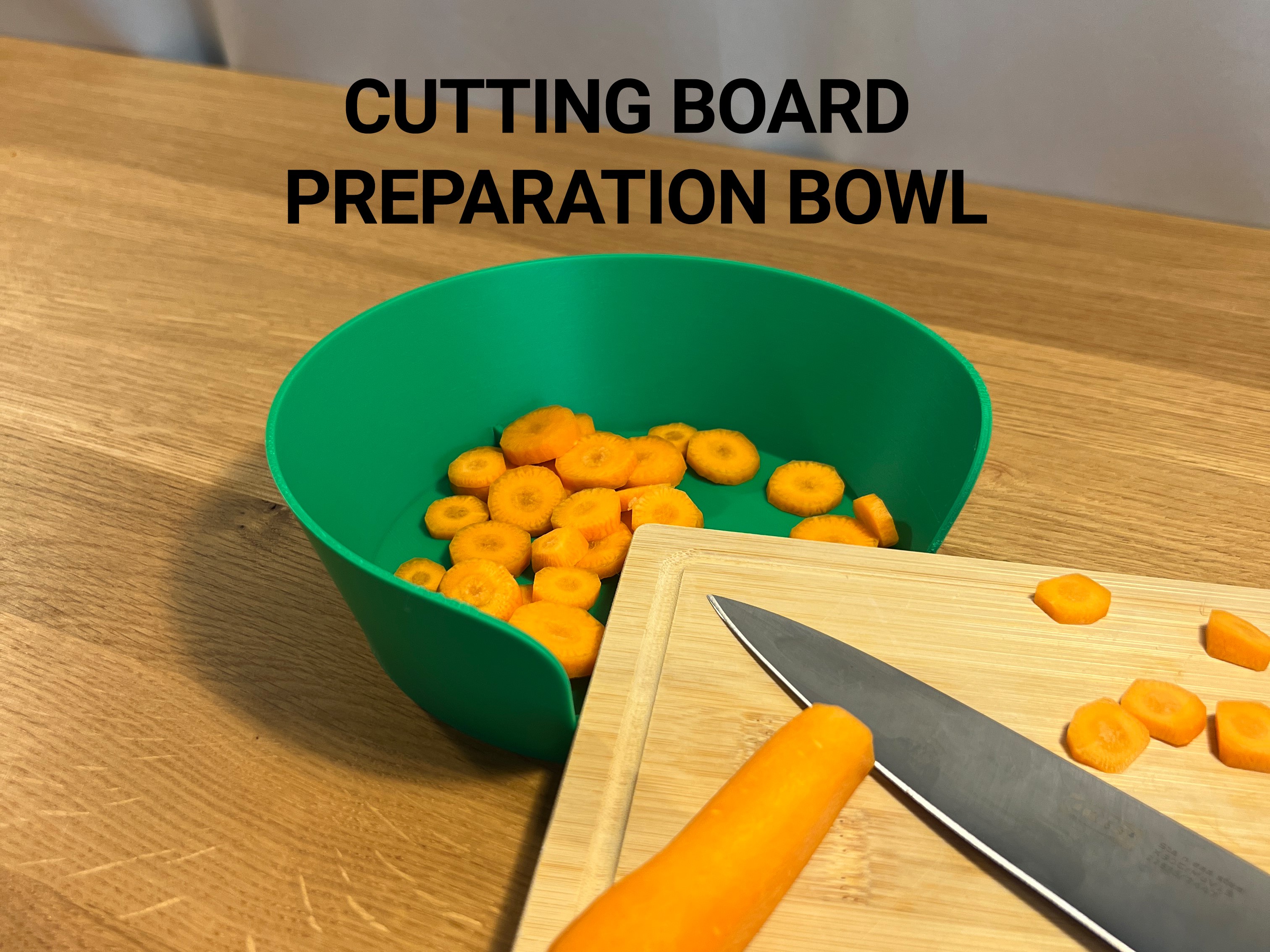 Cutting Board Preparation Bowl